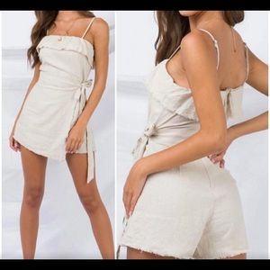 Princess polly linen dress skort